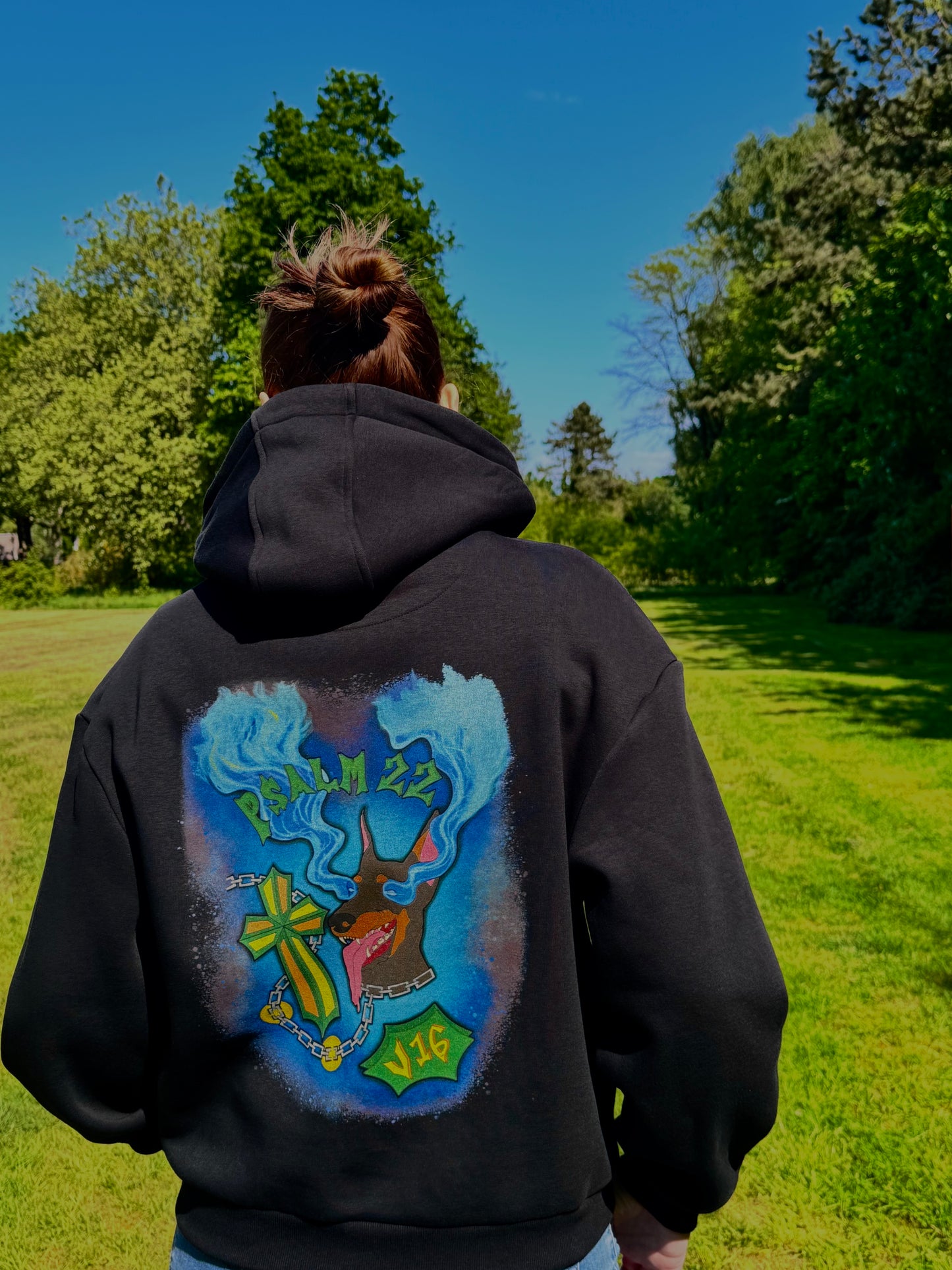 Psalm 22 unisex hoodie black