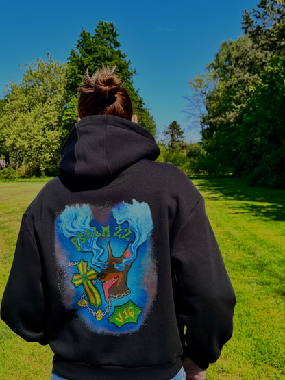 Psalm 22 unisex hoodie black