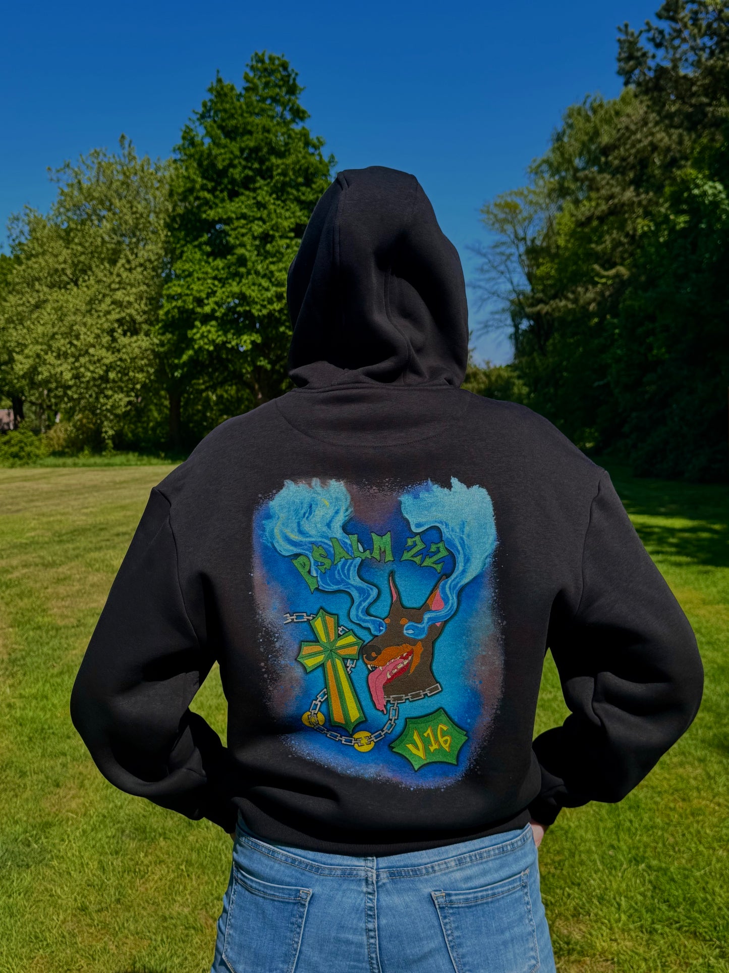 Psalm 22 unisex hoodie black
