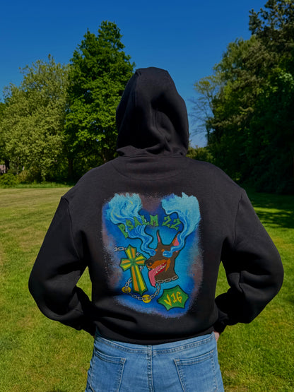 Psalm 22 unisex hoodie black