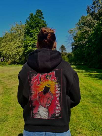 Jesus unisex hoodie black